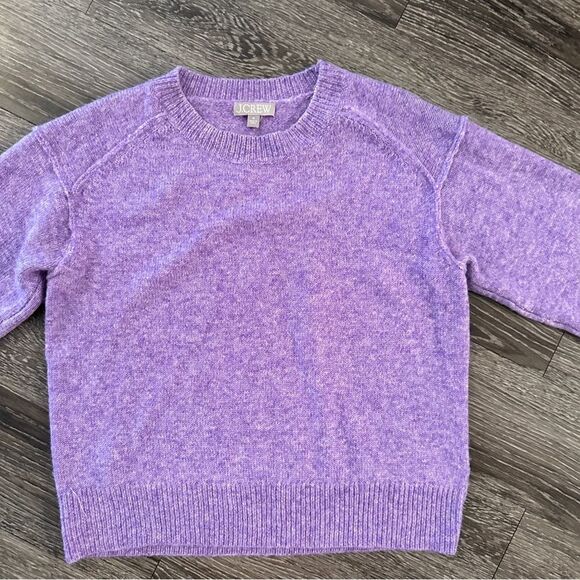 J. Crew Purple Crewneck Pullover Sweater - Picture 3 of 8
